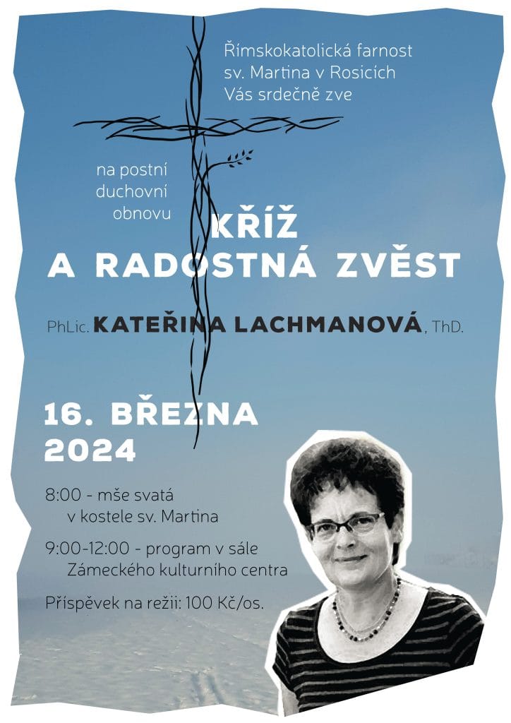 Leták s informacemi o obnově