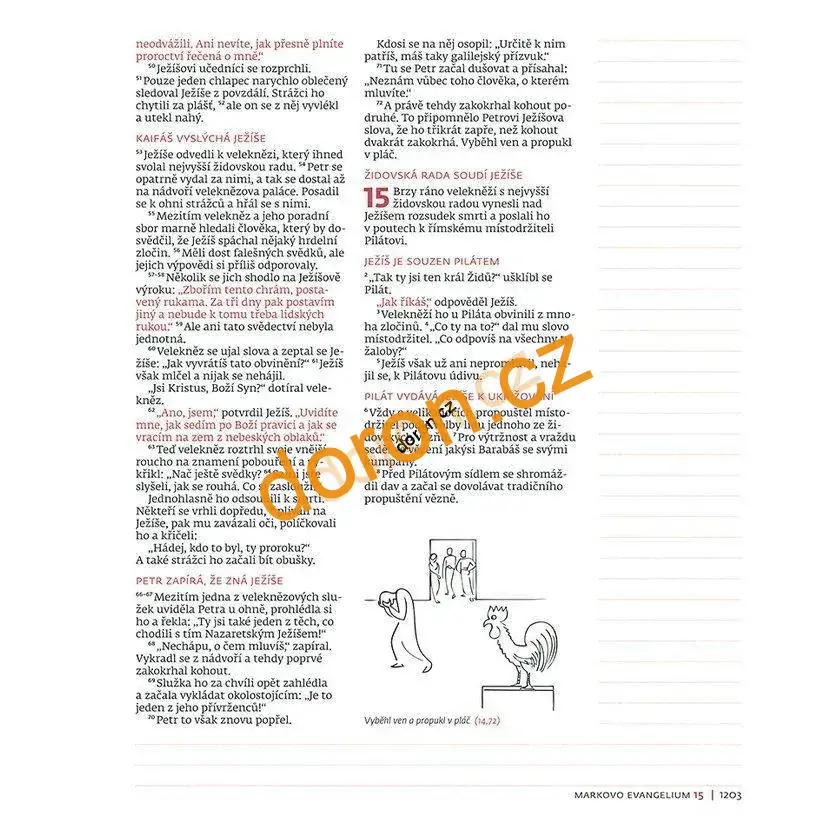 Poznámková Bible Slovo na cestu, bez DT, modrá