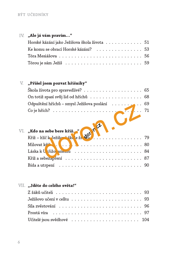 Být učedníky. Ježíšova škola života