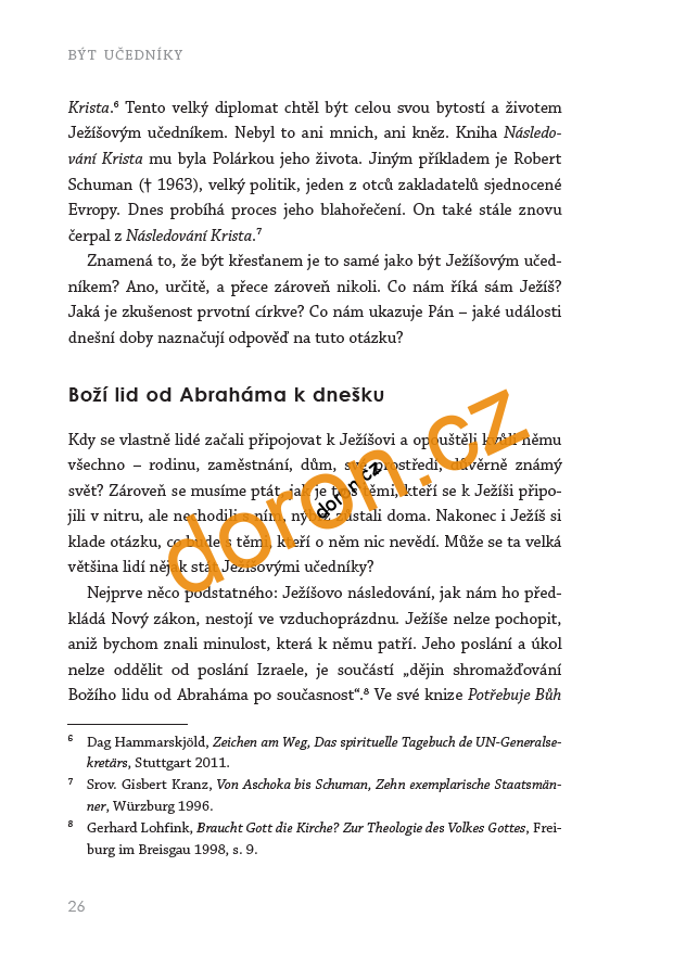 Být učedníky. Ježíšova škola života