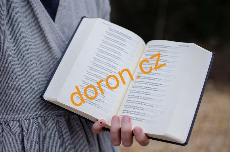 Bible 21-umělá kůže, černá 