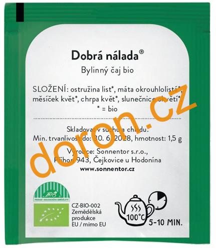 BIO čaj svatý Carlo Acutis - Dobrá nálada, SÁČEK