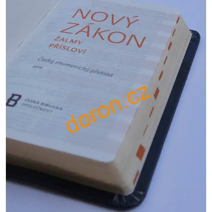NZ, ŽALMY A PŘÍSLOVÍ, vel. S, luxus, zlatá ořízka