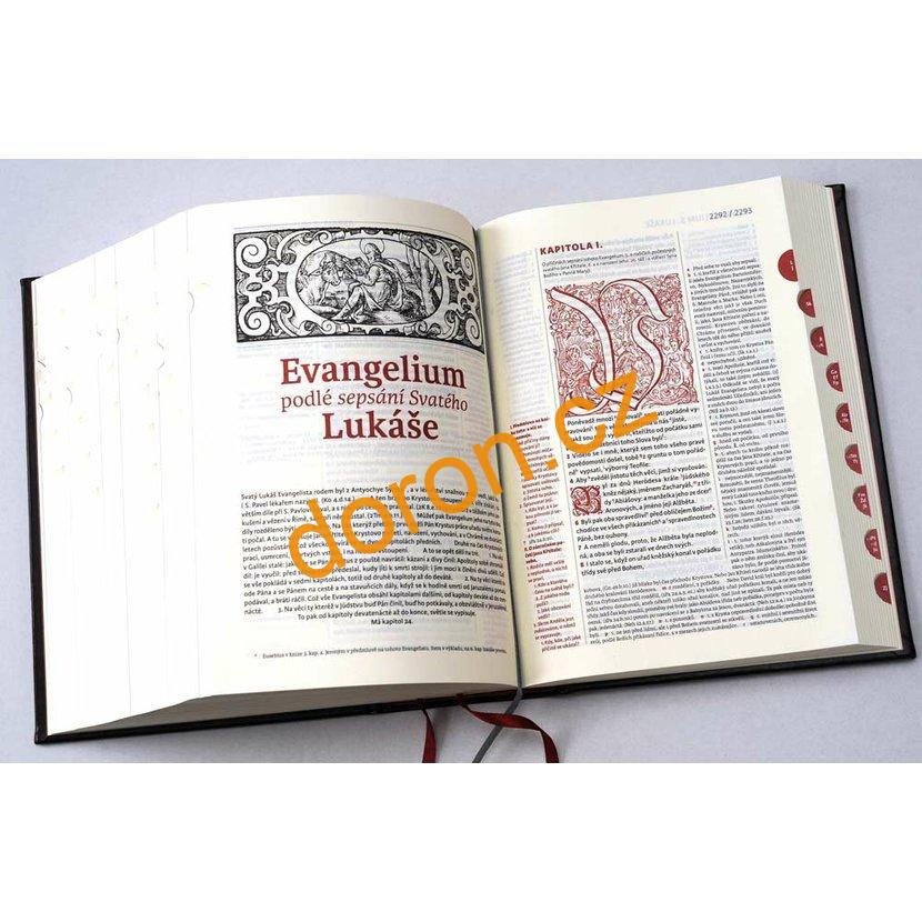 Bible kralická - šestidílná, luxus