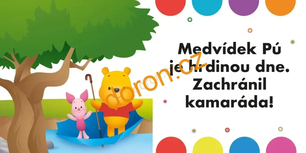 Medvídek Pú - Kufřík plný knížek