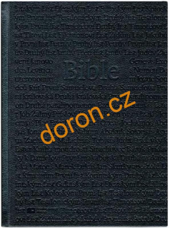 Bible ČEP s DT, rodinná, ocelově modrá