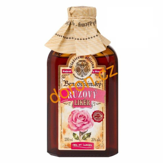 Bylinný likér RŮŽOVÝ 200 ml – 20%