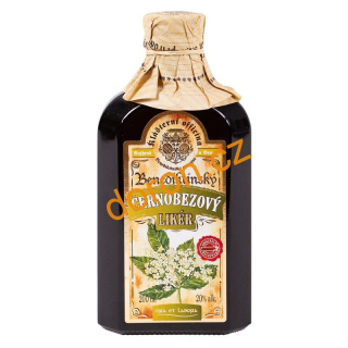 Bylinný likér ČERNOBEZOVÝ 200 ml – 20%
