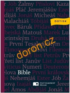 Bible ČEP s DT, střední formát, pevná vazba, šedá