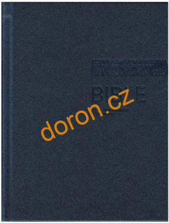 Bible ČEP bez DT, velký formát, ocelově šedá 