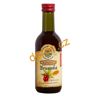 Benediktinský bylinný extrakt BRUSINKA, 290 g