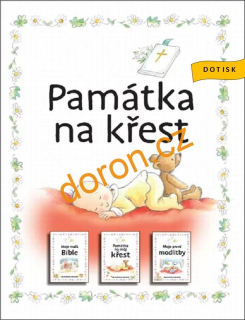 Památka na křest - dárková krabička